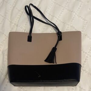 Kate Spade Black and Tan Tote Bag